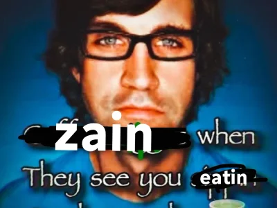 Zain when they see you eatin on dat matcha cake