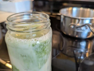 Gen's matcha latte at home
